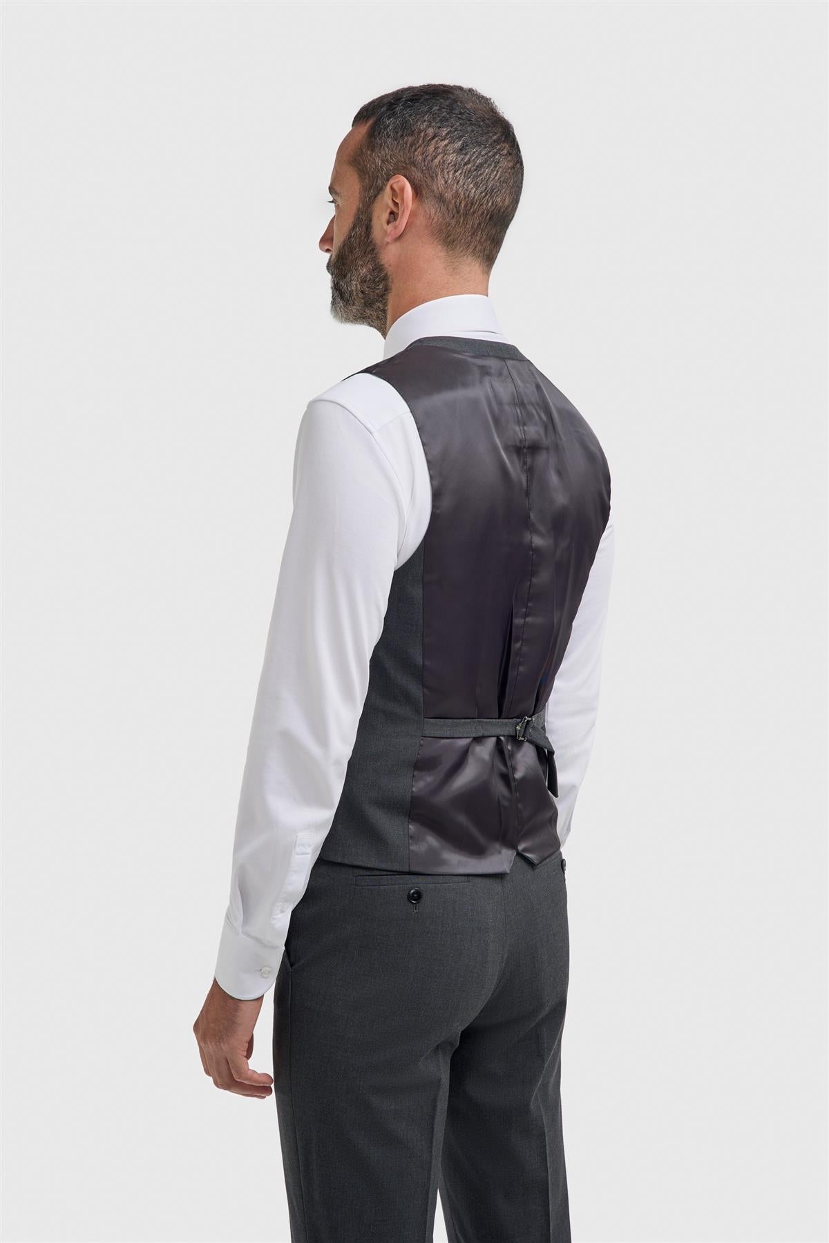 Malibu Charcoal Waistcoat