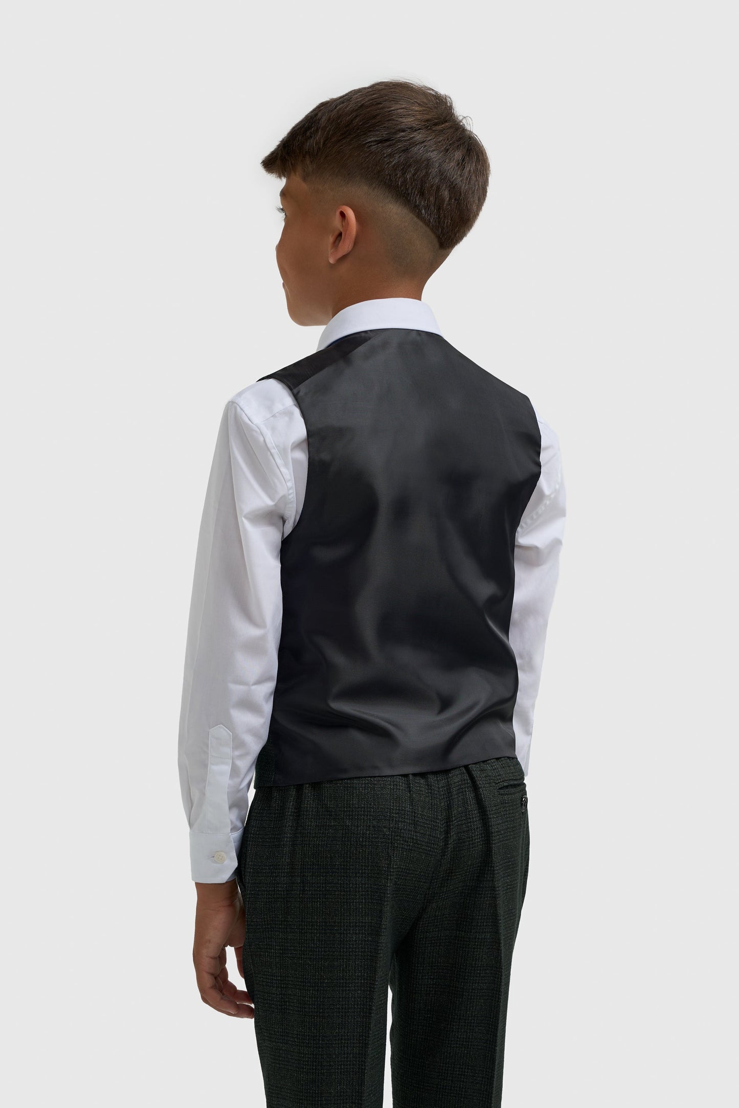 Boys Caridi Olive Three Piece Suit