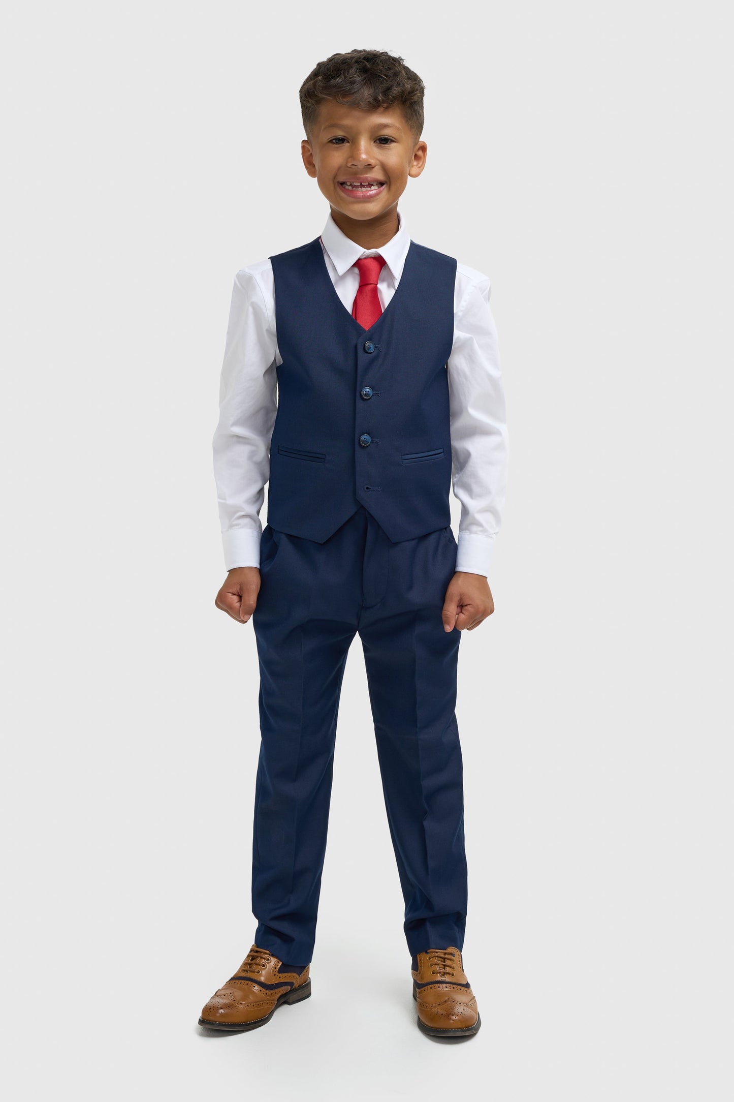 Boys Jefferson Navy Three Piece Suit