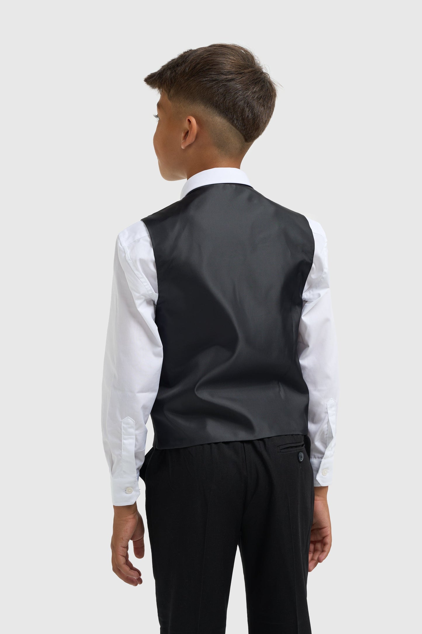 Boys Marco Black Three Piece Suit