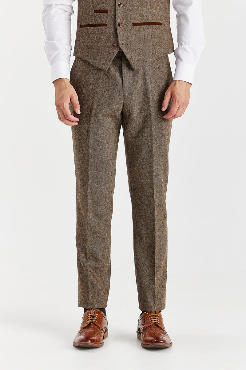 Men's Oscar Brown Trousers