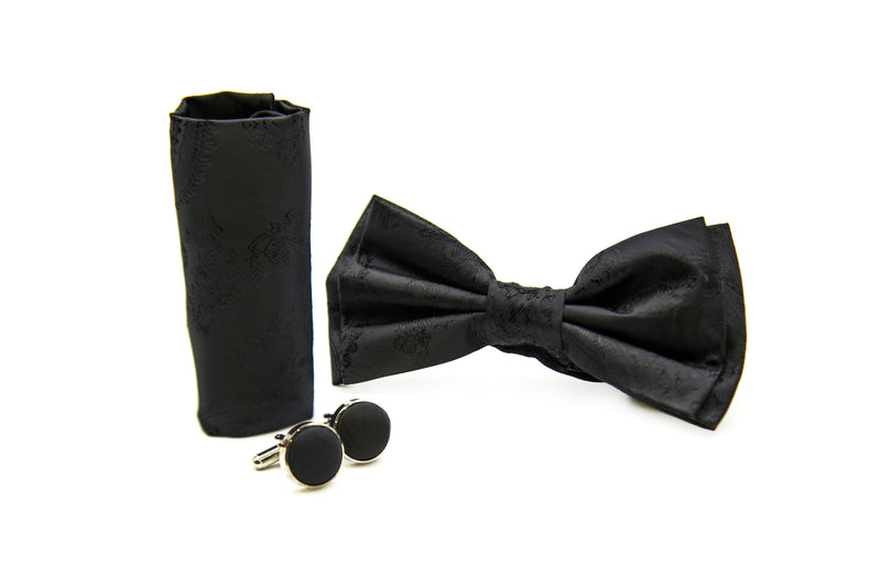 Paul Andrew - Black Bow Tie Set