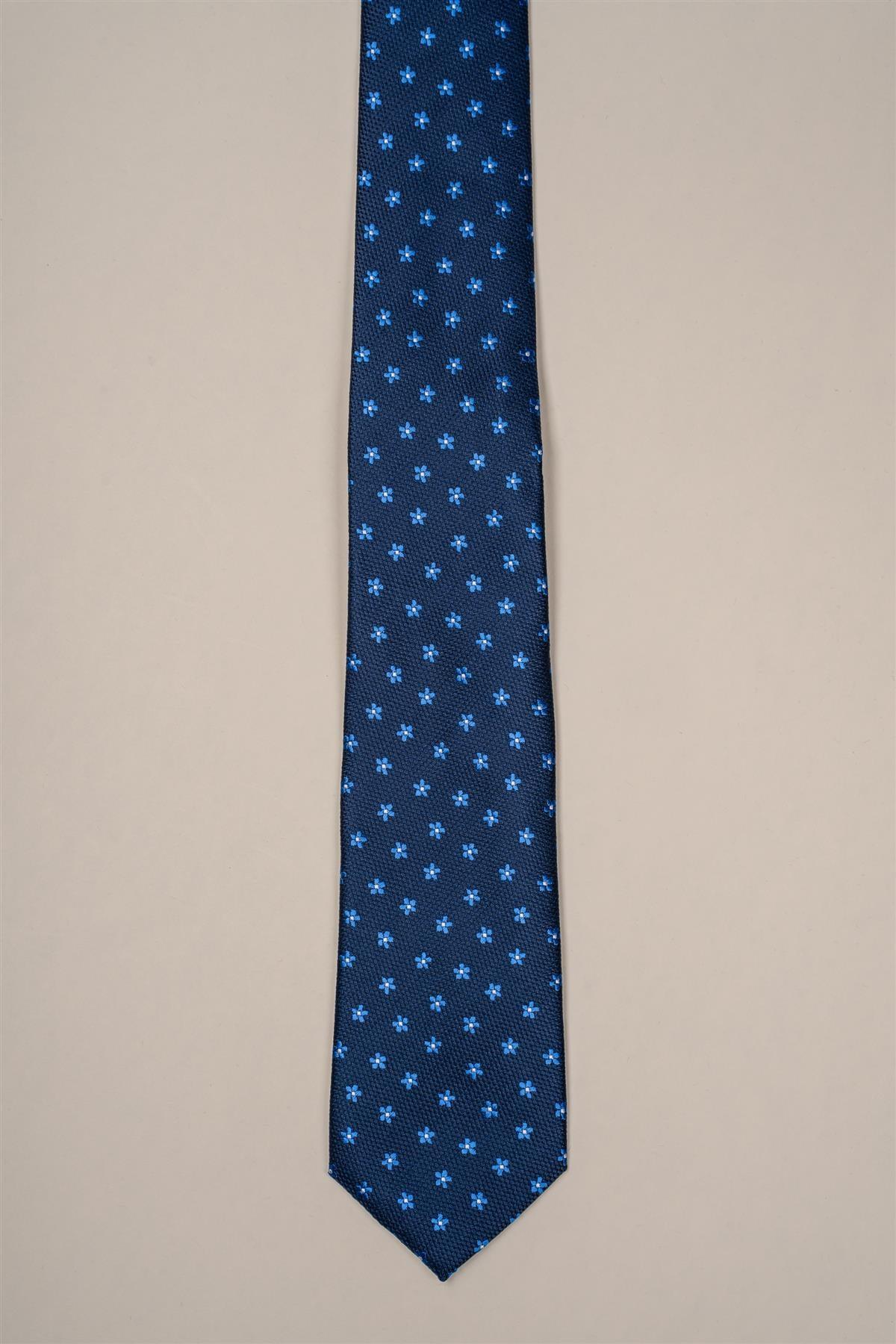Blue Pattern Tie CV807
