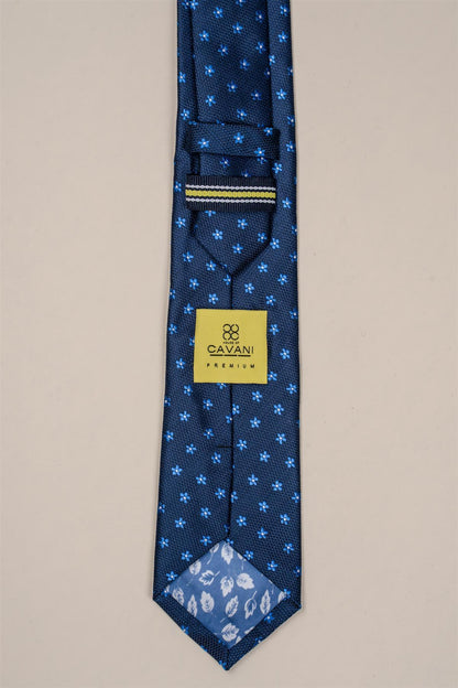 Blue Pattern Tie CV807