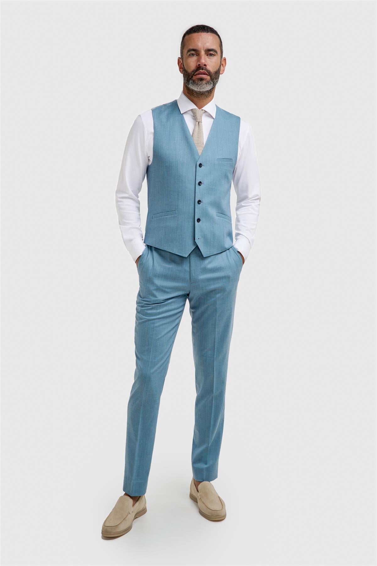 James Marine Super 130s Wool Waistcoat