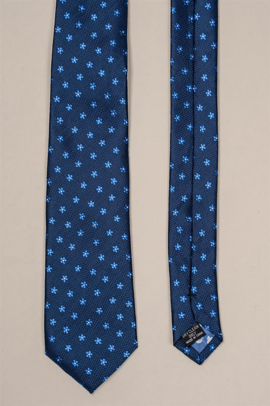 Blue Pattern Tie CV807