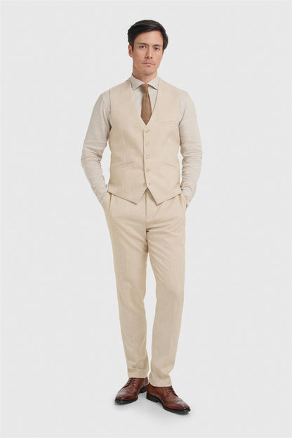 Malibu Beige Waistcoat