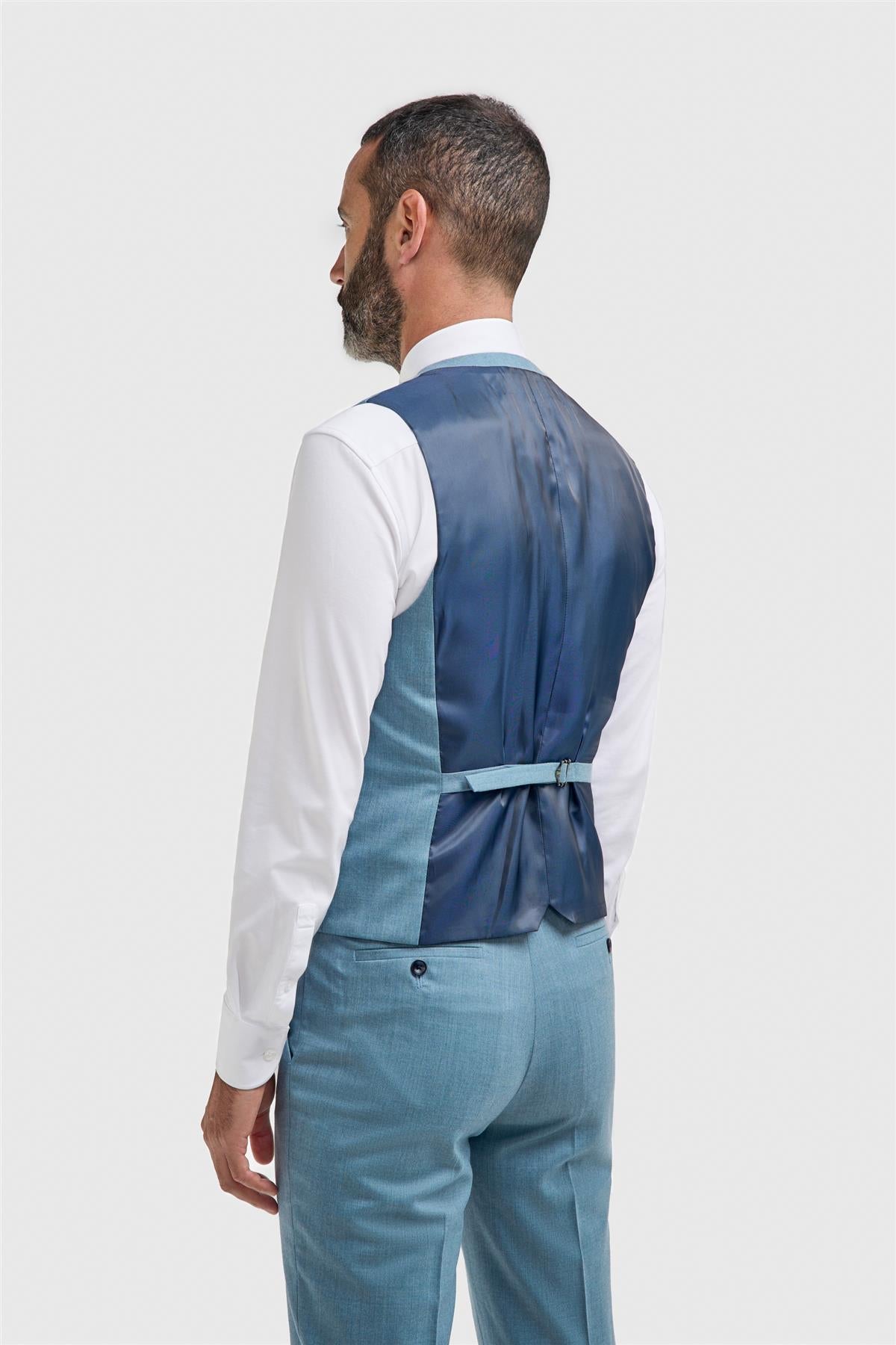 James Marine Super 130s Wool Three Piece Suit