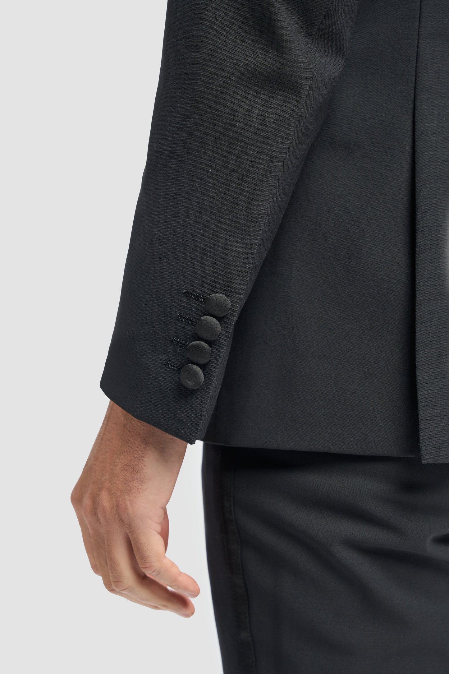 Aspen Black Tux Two Piece Suit