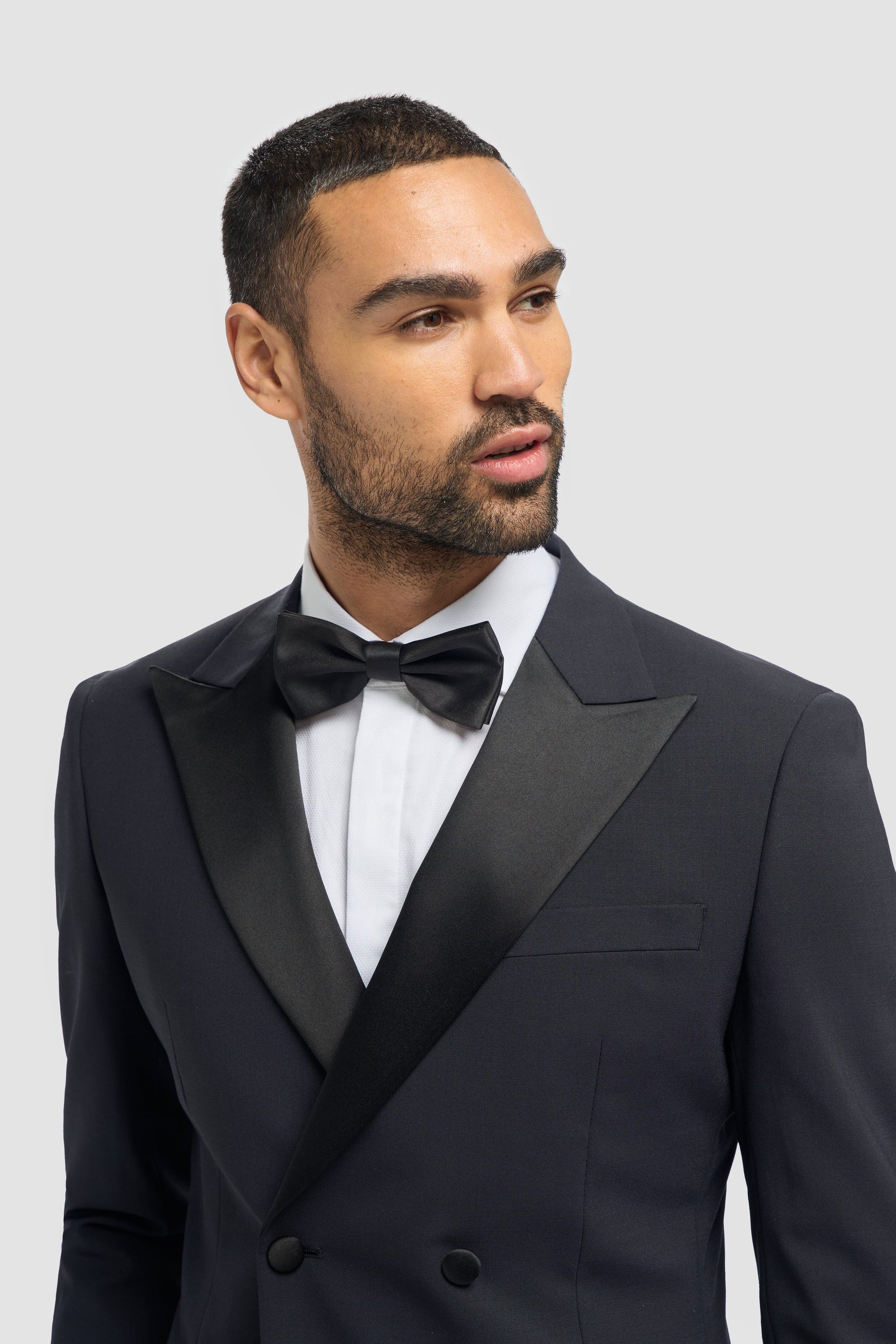 black tuxedo with a bow tie suit Savvy 
