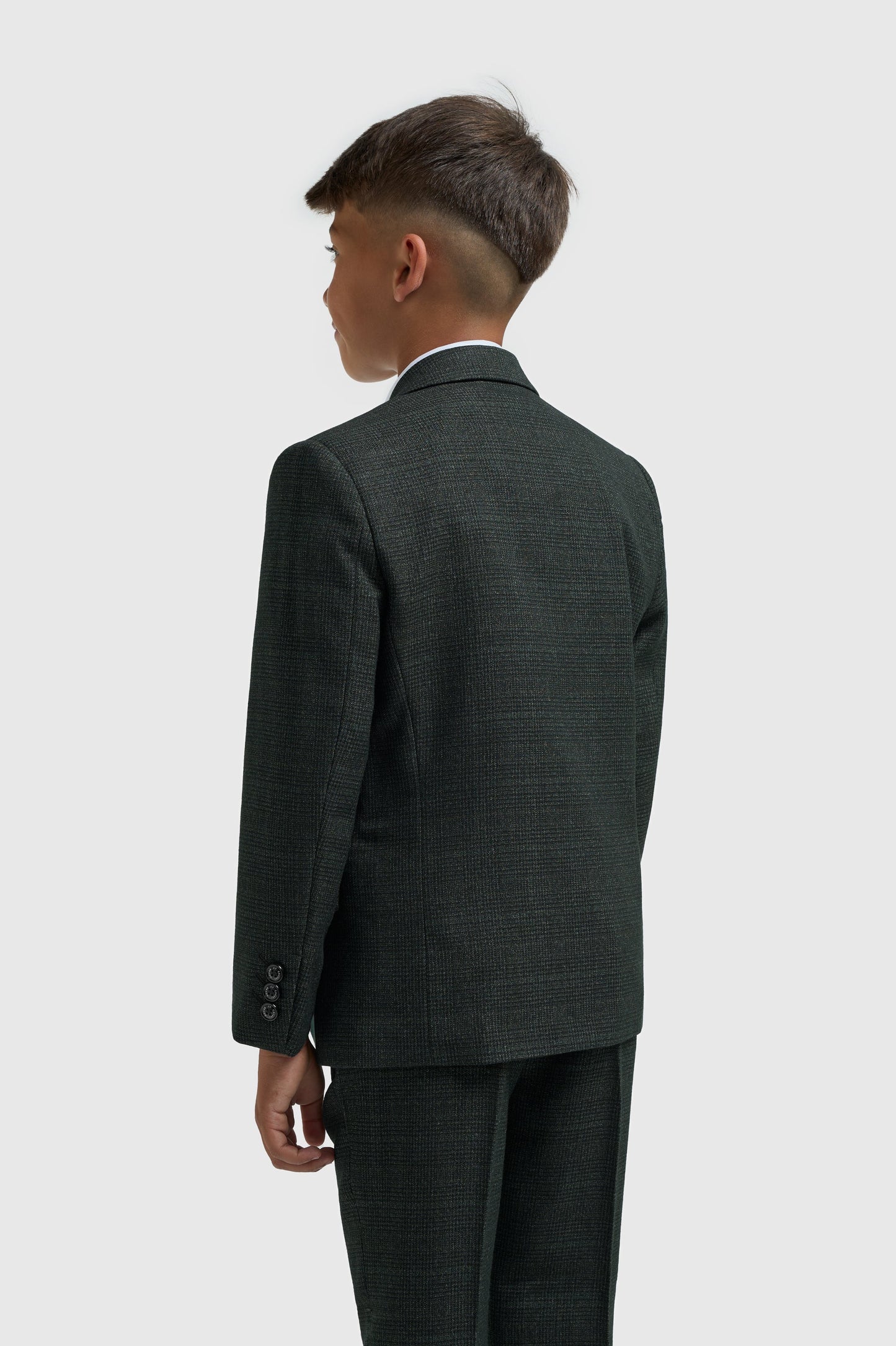 Boys Caridi Olive Three Piece Suit