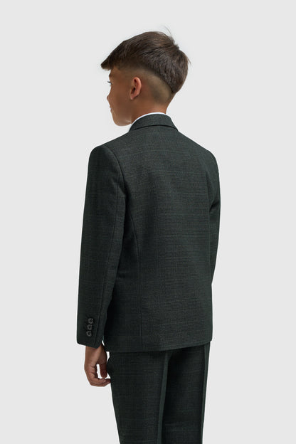 Boys Caridi Olive Three Piece Suit