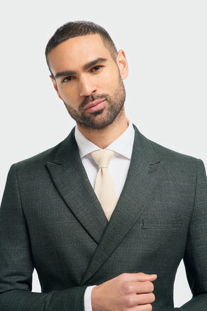 Caridi Olive Double Breasted Blazer