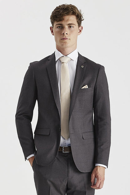 Charles Charcoal Men's Two Piece Suit