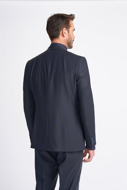 Bond Wool Rich Midnight Navy Three Piece Suit