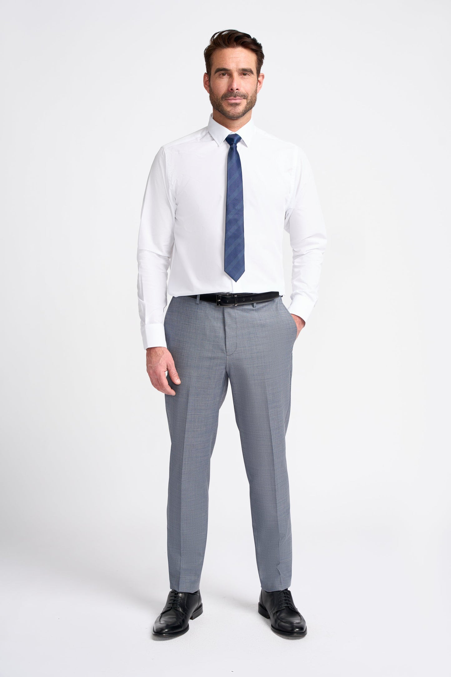 Bond Wool Rich Puppy Tooth Three Piece Suit
