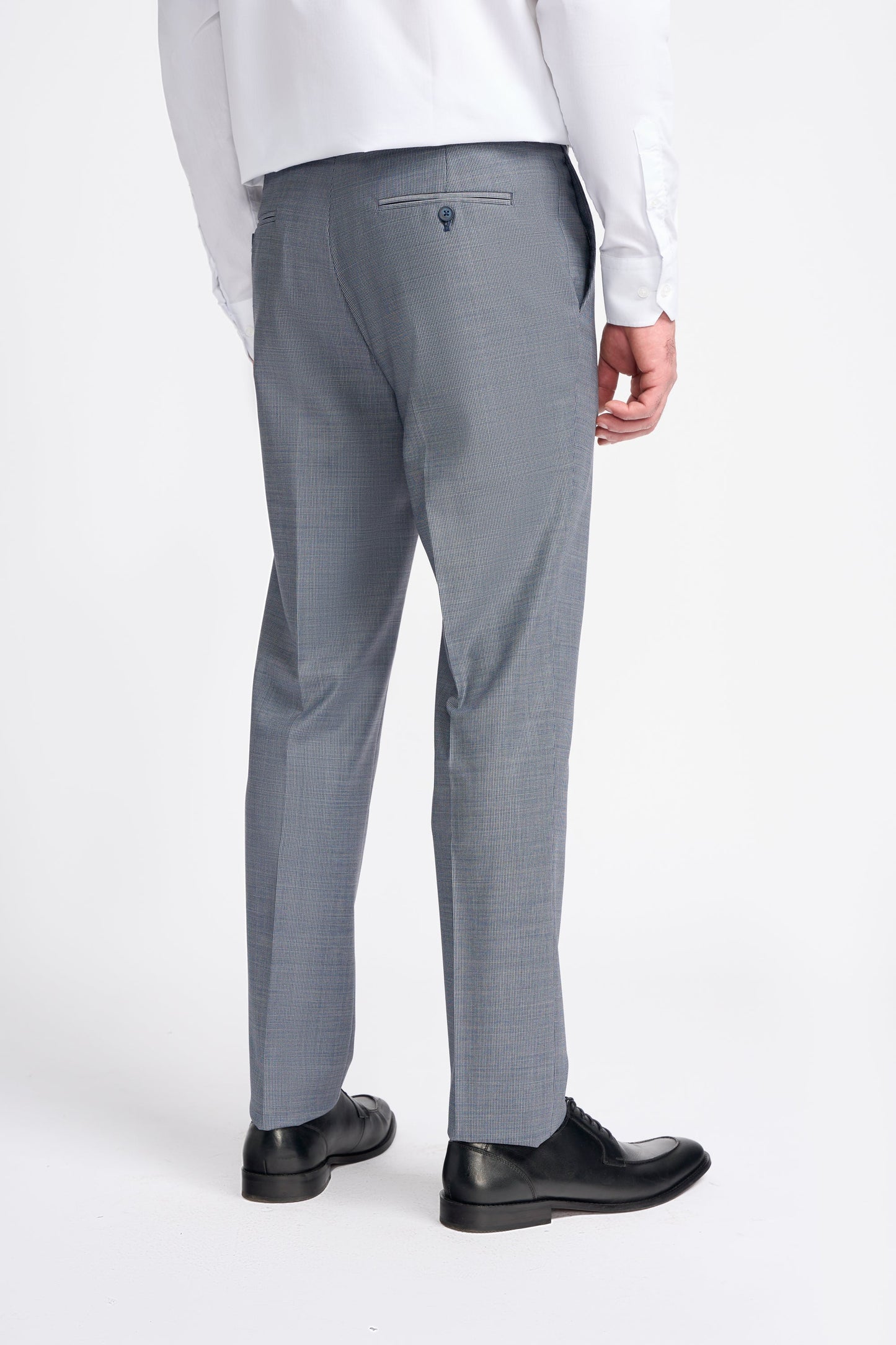 Bond Wool Rich Puppy Tooth Three Piece Suit