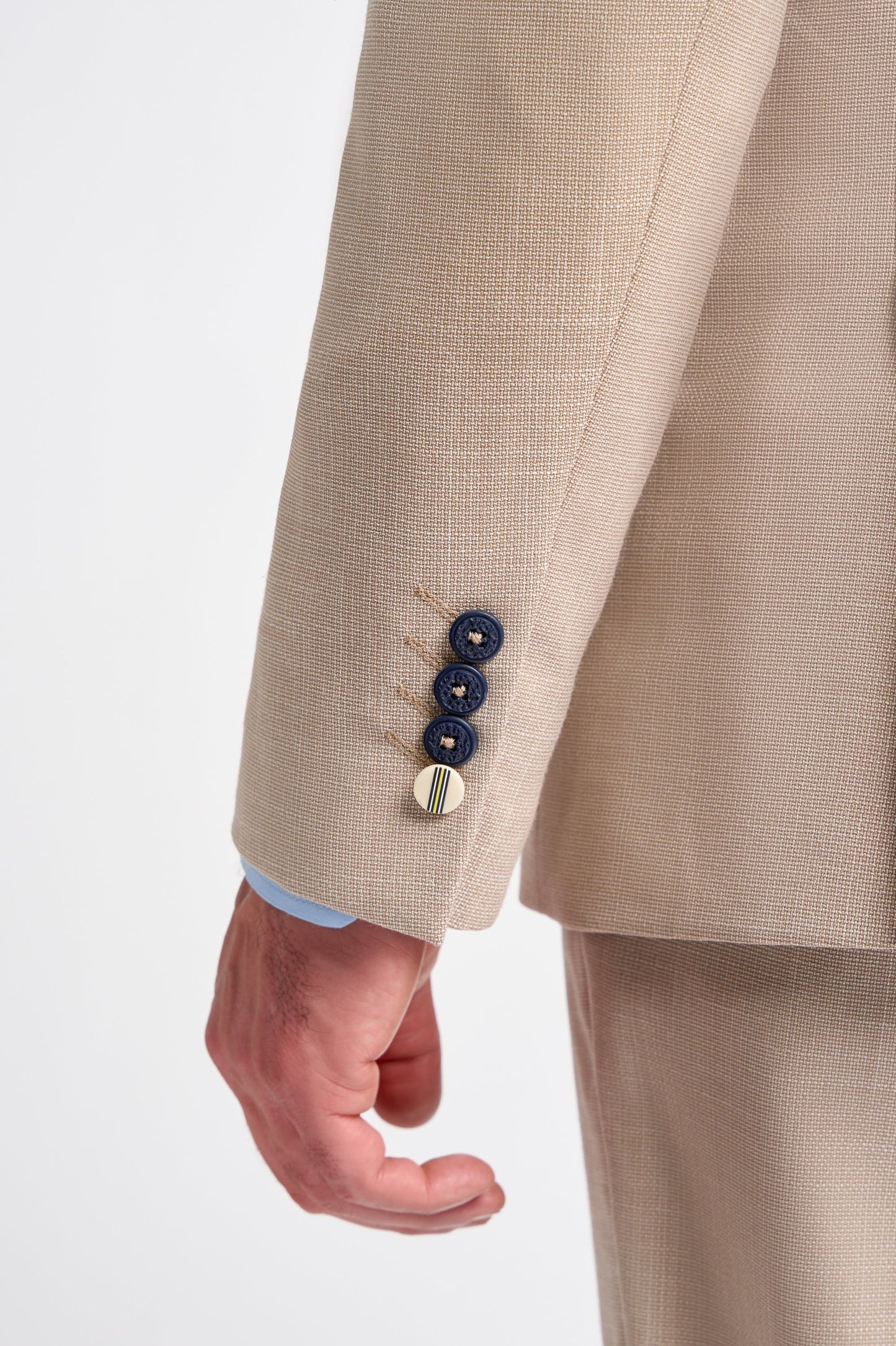 Miami Beige Three Piece Suit