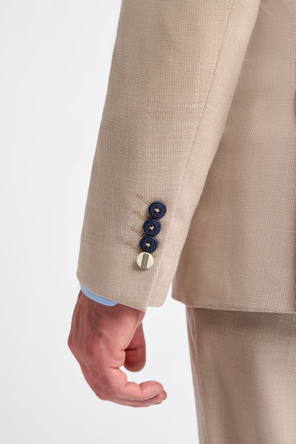 Miami Beige Three Piece Suit