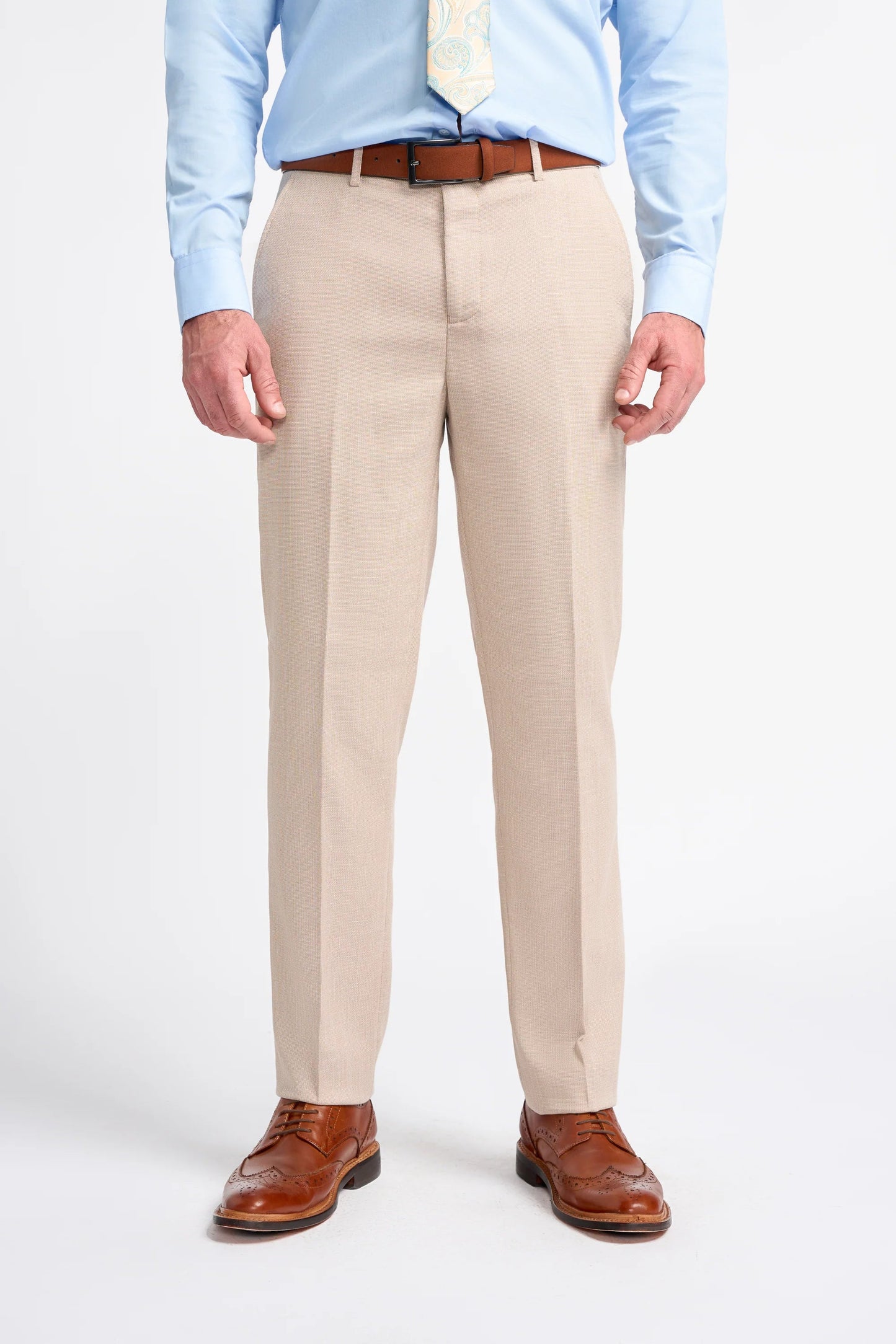 Miami Beige Three Piece Suit