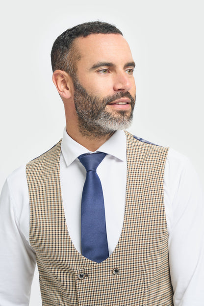 Elwood Houndstooth Double Breasted Waistcoat