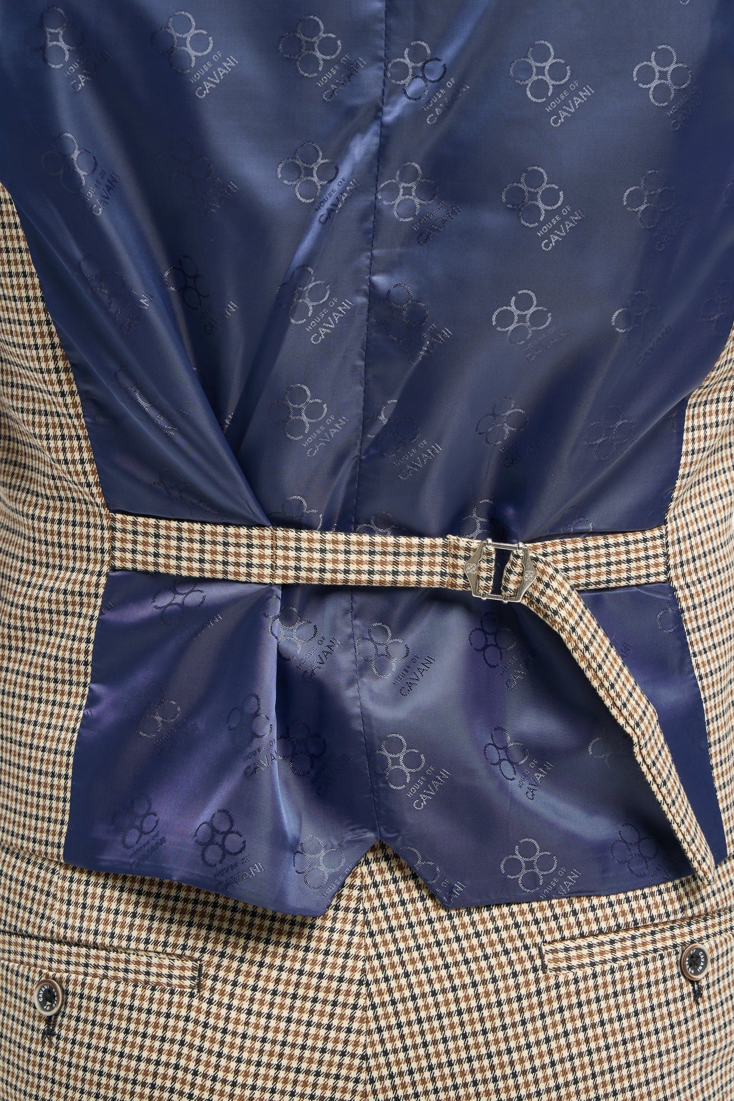 Elwood Houndstooth Double Breasted Waistcoat