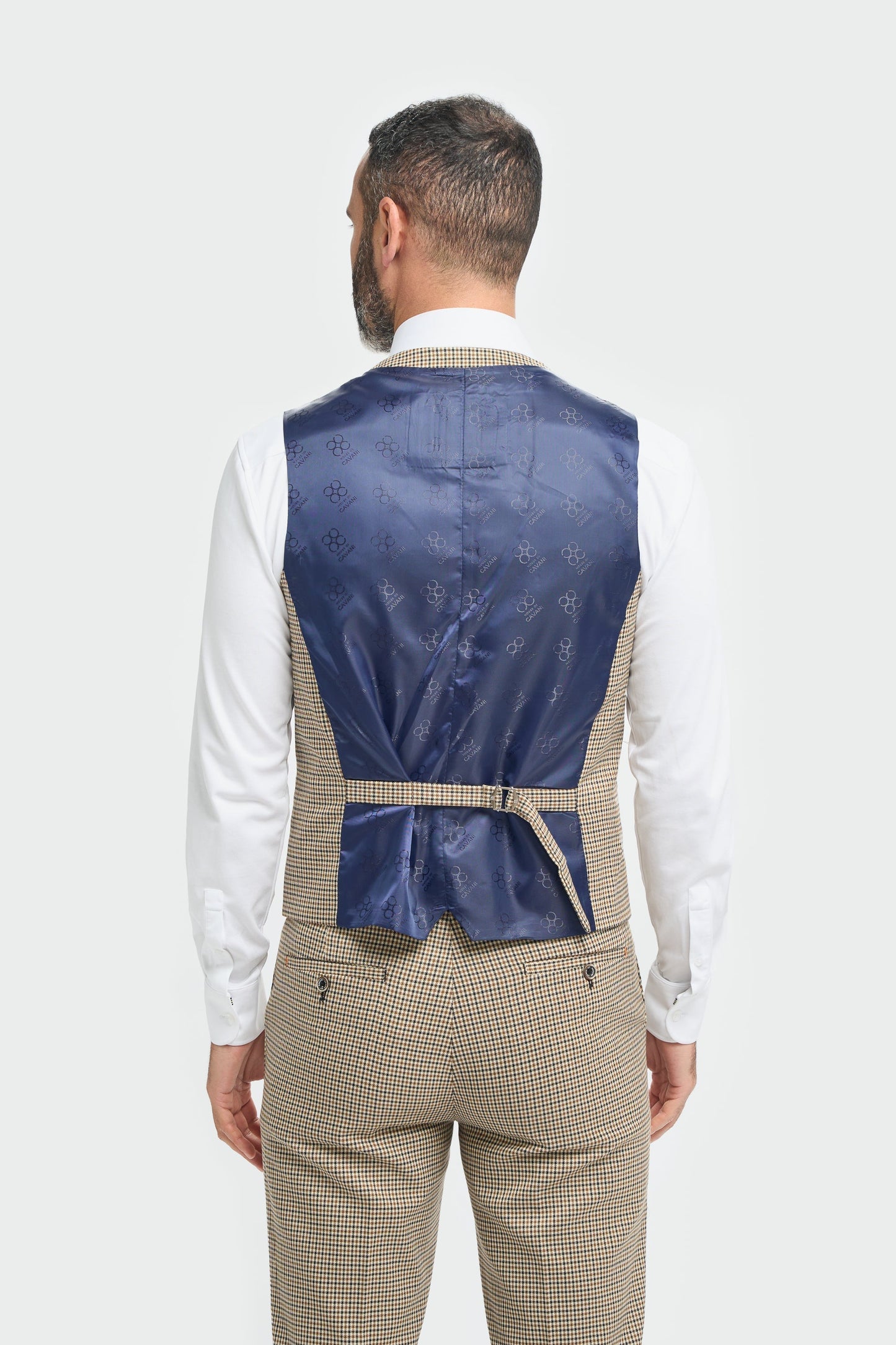 Elwood Houndstooth Double Breasted Waistcoat