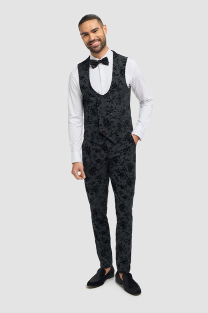 Georgi Floral Double Breasted Waistcoat