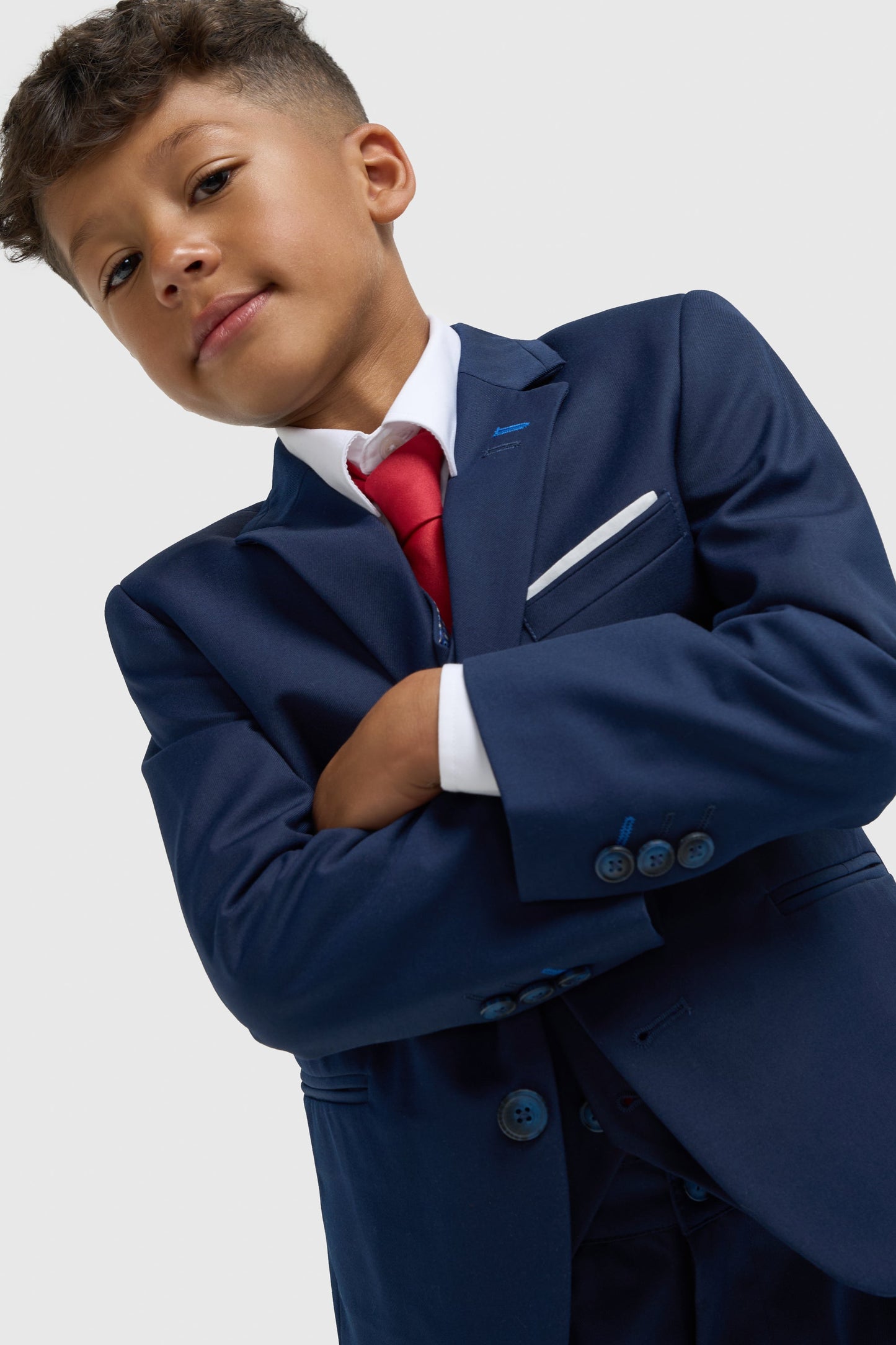 Boys Jefferson Navy Three Piece Suit