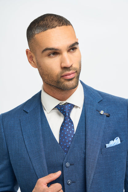 Miami Blue Three Piece Suit
