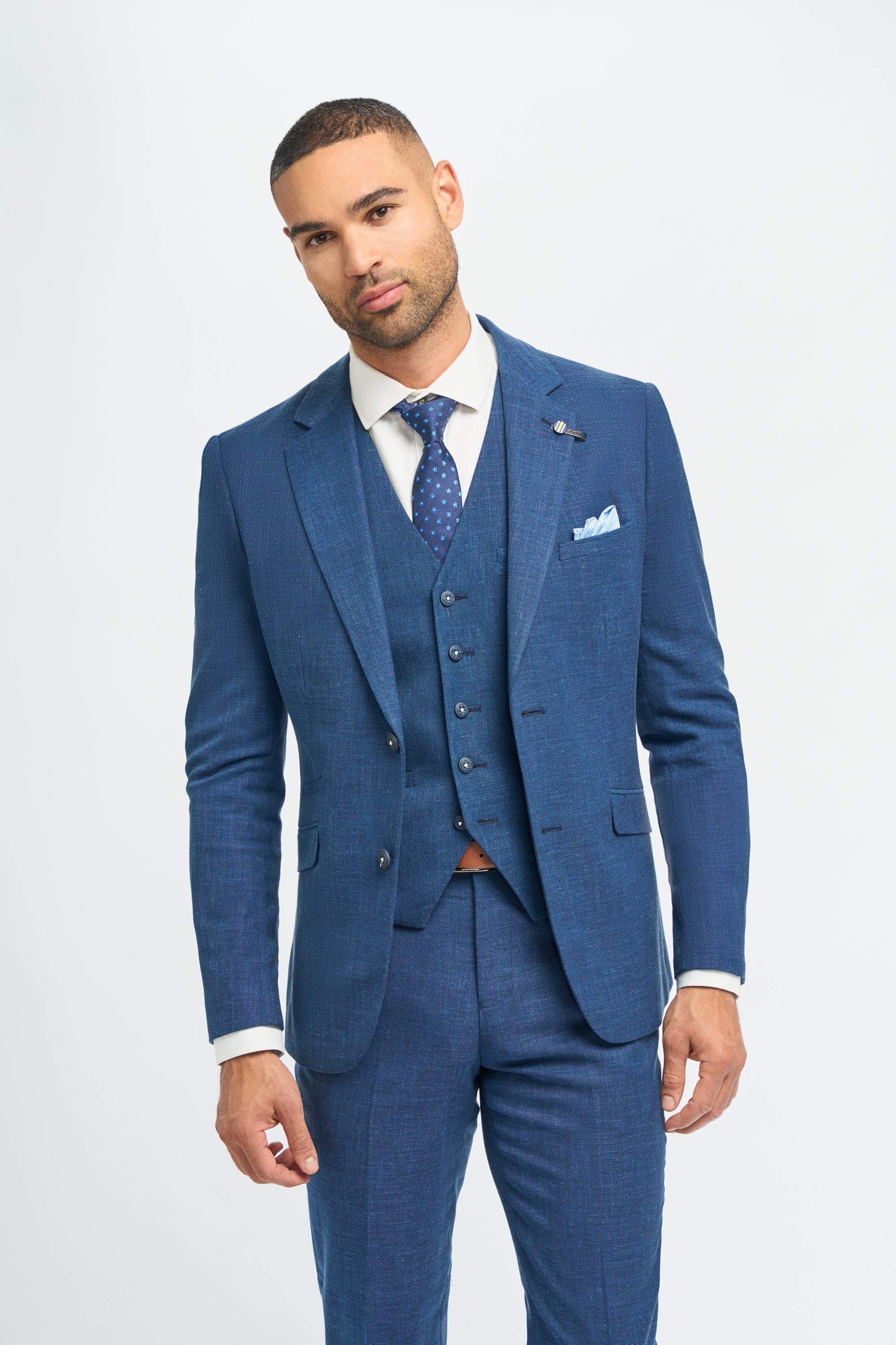 Miami Blue Three Piece Suit – Suit Savvy