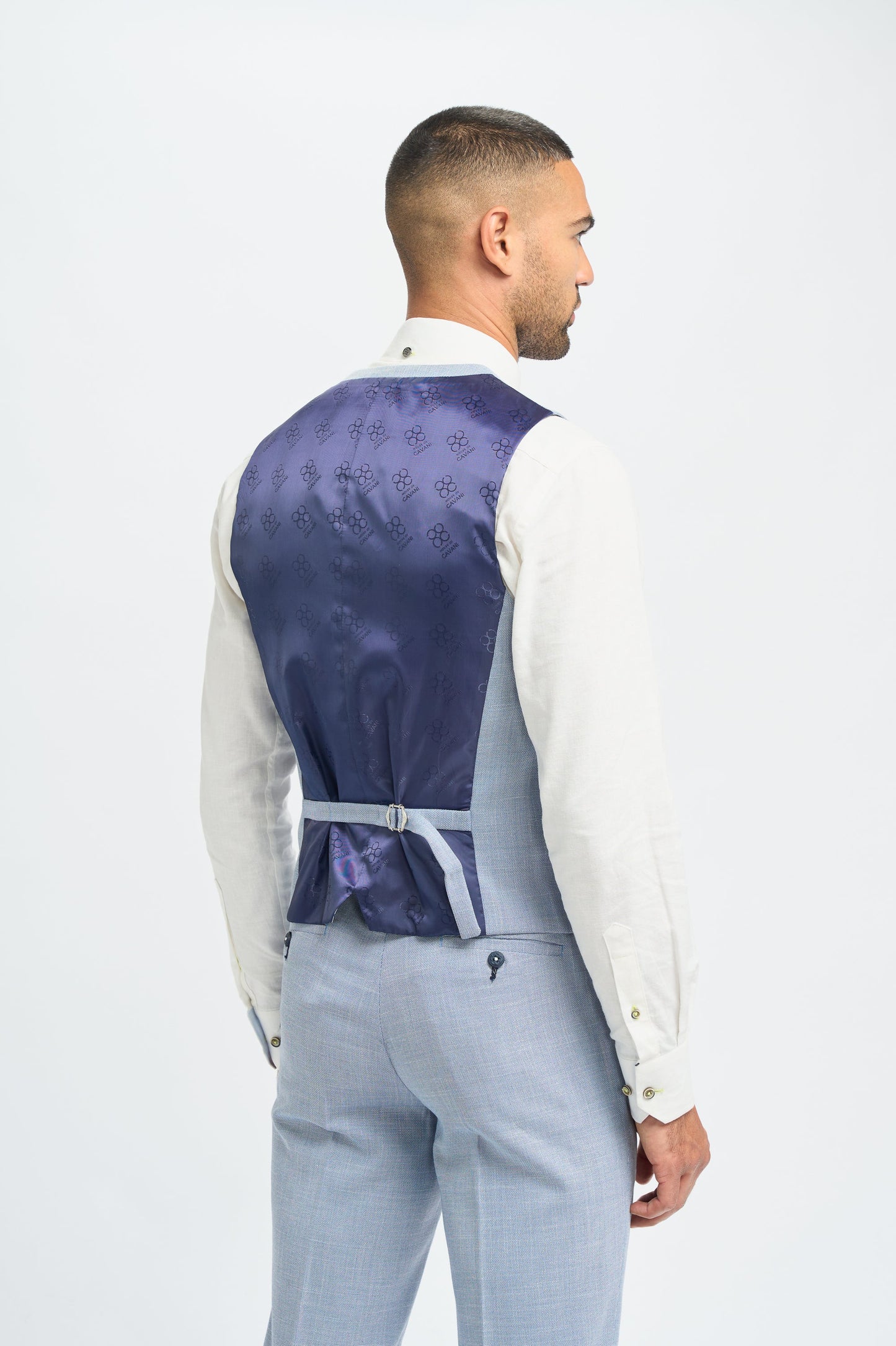 Miami Sky Blue Waistcoat