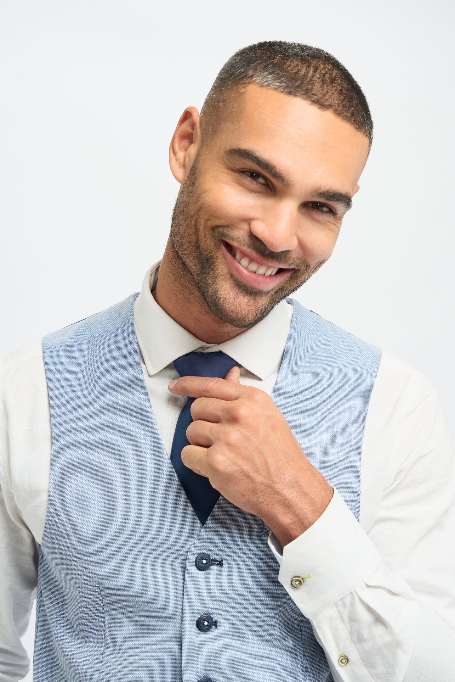 Miami Sky Blue Waistcoat