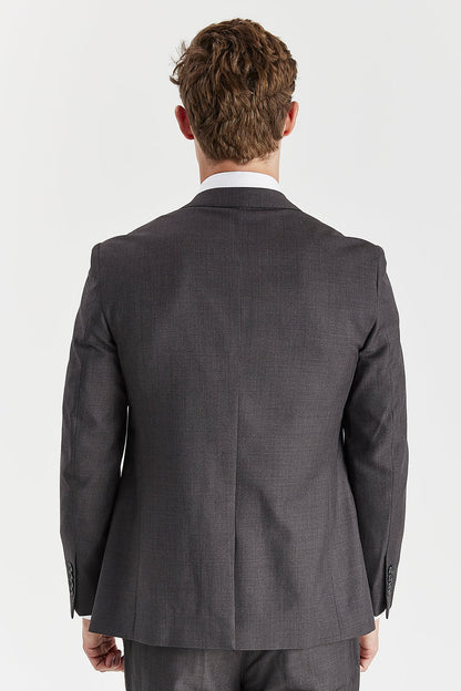 Charles Charcoal Men's Three Piece Suit