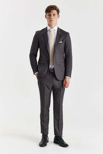 Charles Charcoal Men's Two Piece Suit