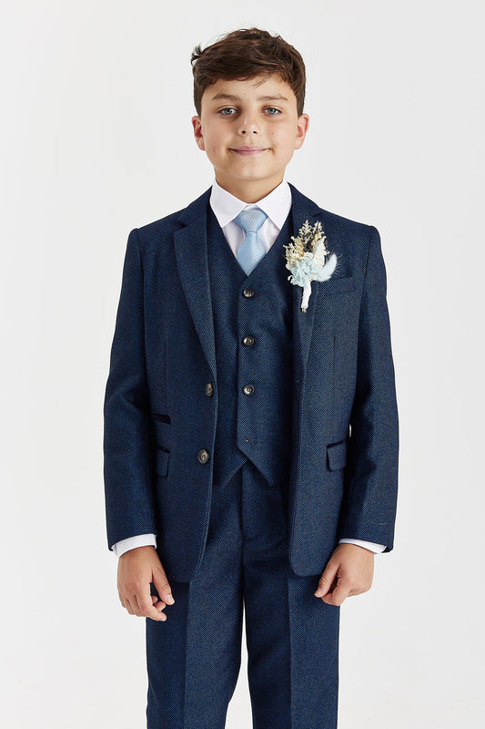 Device - Boy's Arthur Navy Three Piece Suit