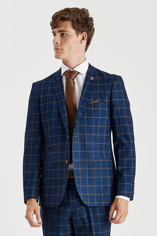 Hamleys - Men's Navy Check Blazer