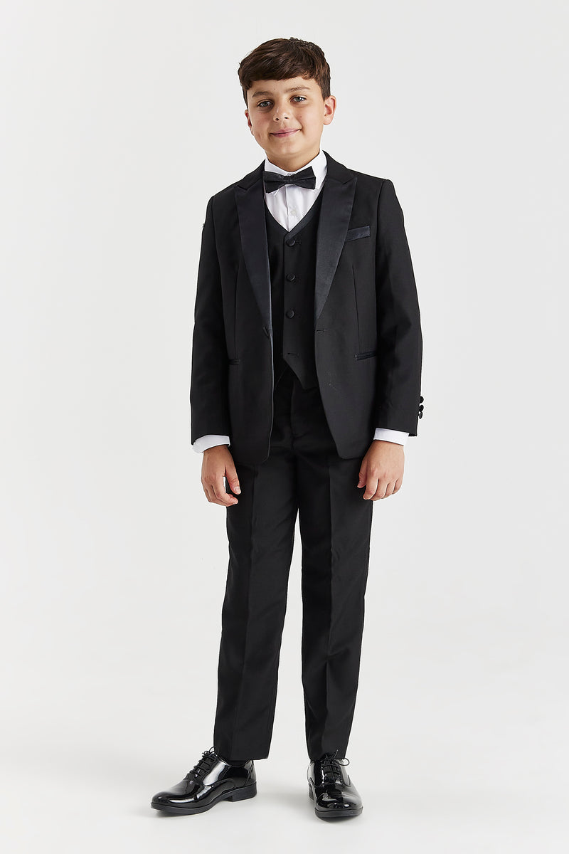 Device - Boy's Harry Black Three Piece Suit