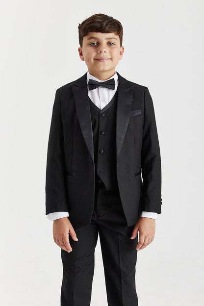 Device - Boy's Harry Black Three Piece Suit