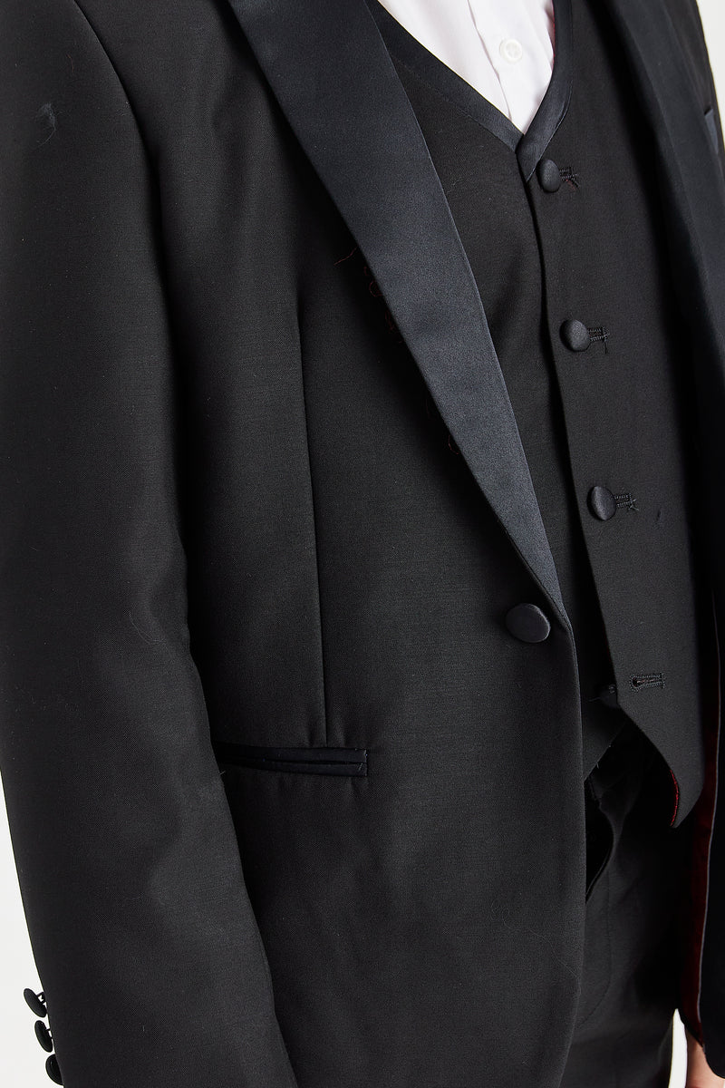 Device - Boy's Harry Black Three Piece Suit