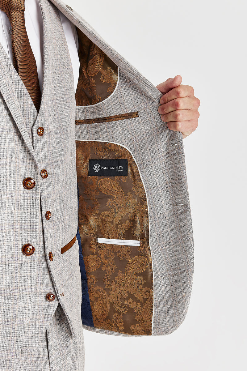 Men's Leo Beige Blazer