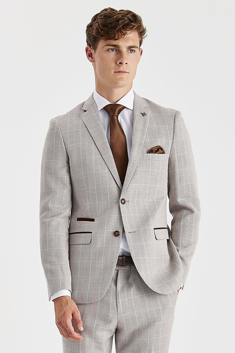 Men's Leo Beige Blazer