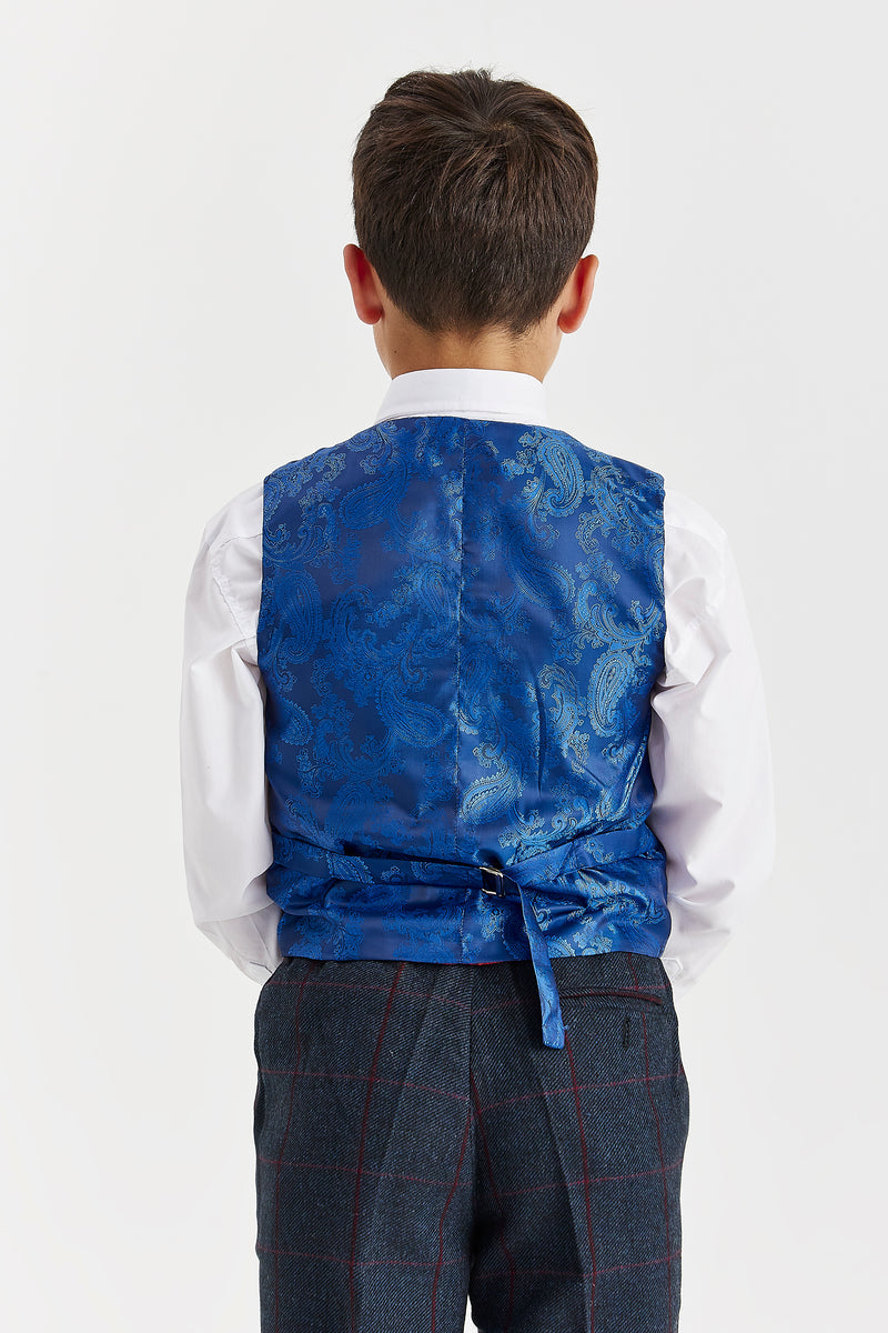 Boy's Madrid Navy Three Piece Suit