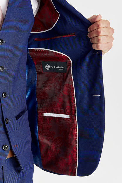 Mark - Men's Blue Check Blazer