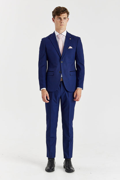 Mark Blue Men's Two Piece Suit