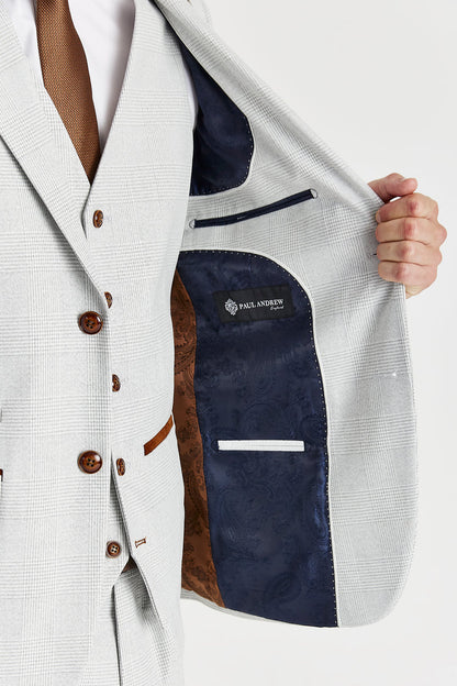 Mark Stone Check Three Piece Suit