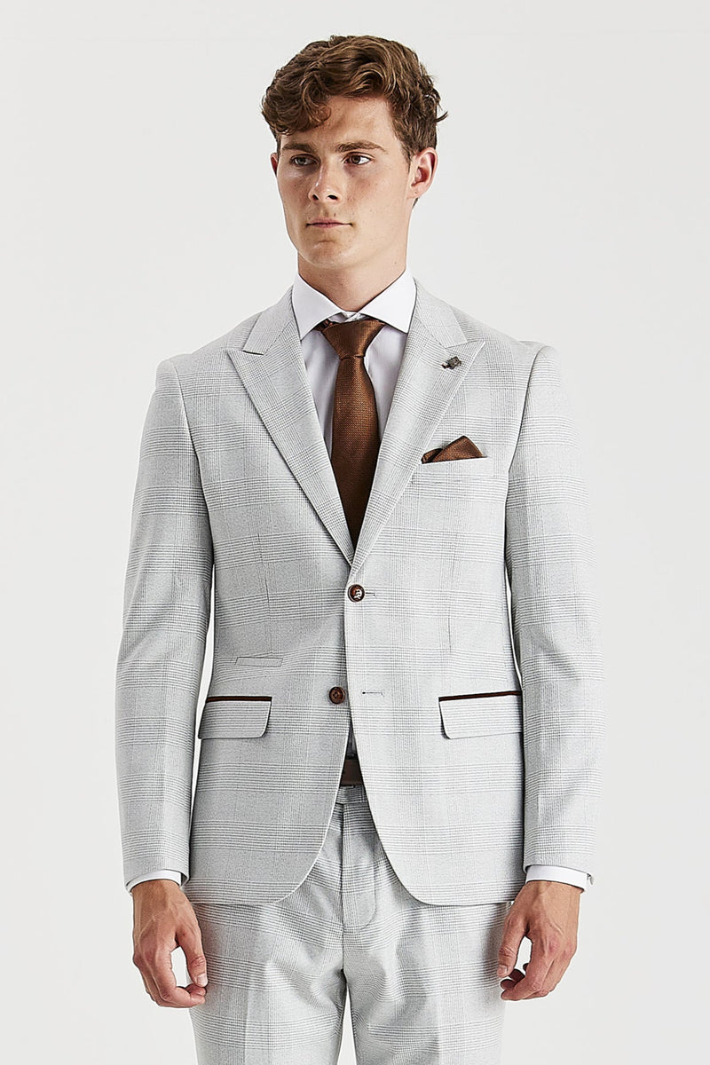 Mark -Men's Stone Check Blazer