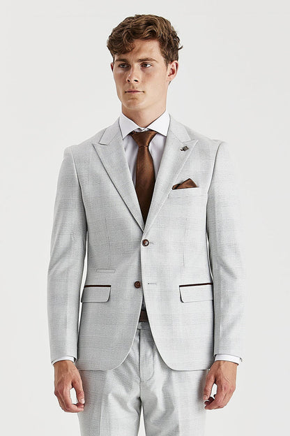 Mark -Men's Stone Check Blazer