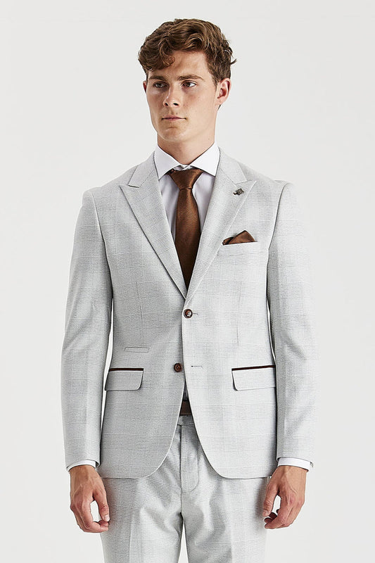 Mark -Men's Stone Check Blazer