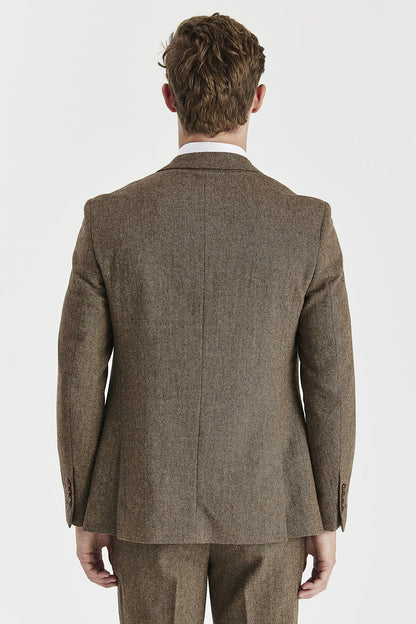 Oscar - Men's Brown Tweed Blazer